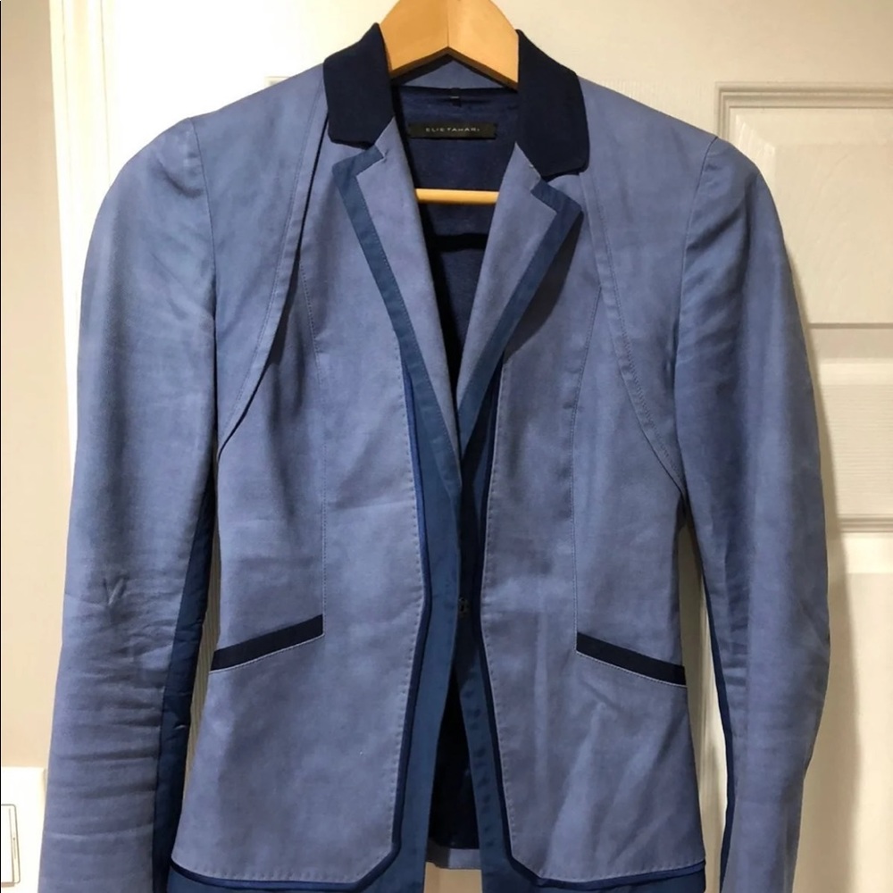 Elie Tahari Color Block Blazer